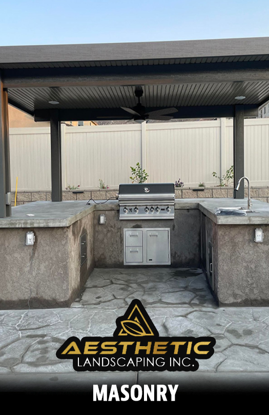 Custom Landscape design and installation by Aesthetic Landscaping inc